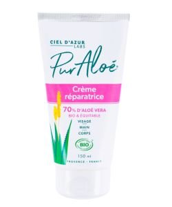 Crème réparatrice à l'Aloe Vera BIO, 150 ml